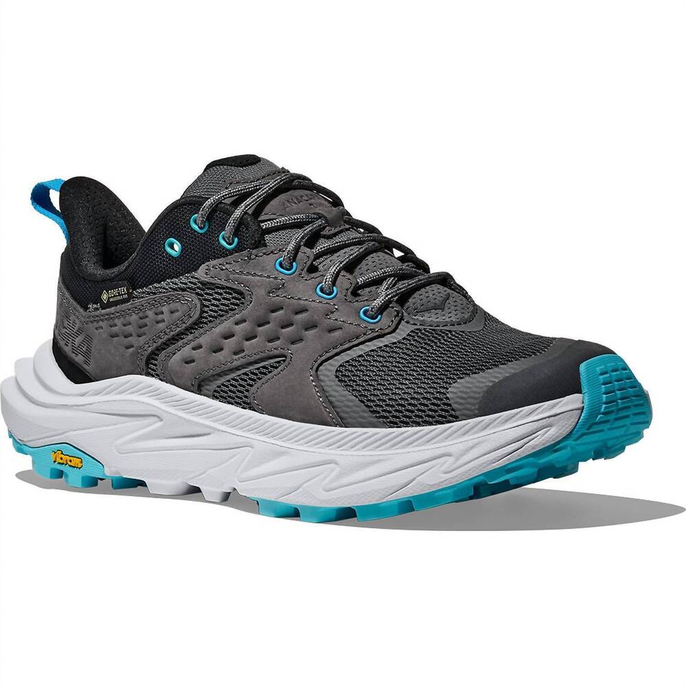 NEW HOKA women's anacapa 2 low gtx sneakers in satellite grey/sea ice